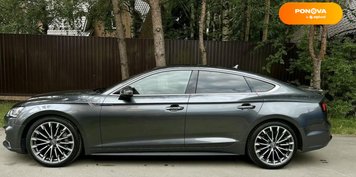 Audi A5 Sportback, 2018, Бензин, 2 л., 84 тис. км, Ліфтбек, Сірий, Одеса Cars-Pr-244956 фото