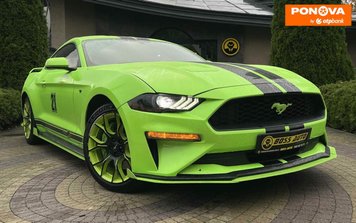 Ford Mustang, 2018, Бензин, 2.3 л., 100 тис. км, Купе, Зелений, Львів 280937 фото