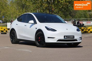 Tesla Model Y, 2022 р., Електро, 90 тис. км, Позашляховик / Кросовер, Білий, Київ AT-10416584 фото