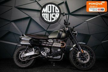 Triumph Scrambler, 2022, Бензин, 1200 см³, 5 тис. км, Мотоцикл Багатоцільовий (All-round), Зелений, Київ moto-37608 фото