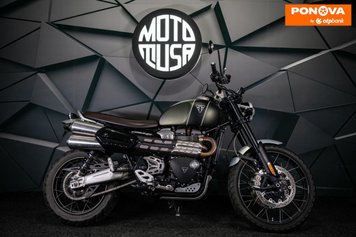 Triumph Scrambler, 2022, Бензин, 1200 см³, 1 тис. км, Мотоцикл Багатоцільовий (All-round), Зелений, Київ moto-37608 фото