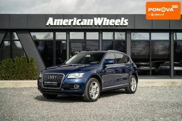 Audi Q5, 2015 р., Бензин, 161 тис. км, Позашляховик / Кросовер, Синій, Чернівці AT-10415735 фото