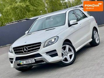 Mercedes-Benz M-Class, 2013 р., Бензин, 117 тис. км, Позашляховик / Кросовер, Білий, Дніпро (Дніпропетровськ) AT-10417193 фото