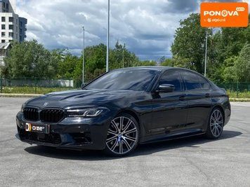 BMW 5 Series, 2018 р., Бензин, 126 тис. км, Седан, Синій, Львів AT-10418366 фото