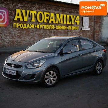 Hyundai Accent, 2019 р., Газ пропан-бутан / Бензин, 203 тис. км, Седан, Сірий, Дніпро (Дніпропетровськ) AT-10416404 фото