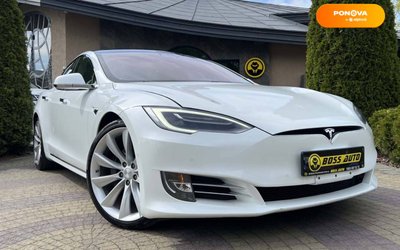 Tesla Model S, 2018, Електро, 140 тыс. км, Лифтбек, Белый, Львов 38112 фото
