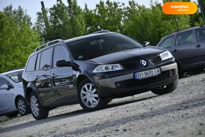 Renault Megane, 2006, Бензин, 1.6 л., 243 тис. км, Універсал, Чорний, Бердичів 46899 фото