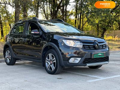 Renault Sandero, 2019, Бензин, 0.9 л., 33 тыс. км, Хетчбек, Чорный, Киев 4314 фото