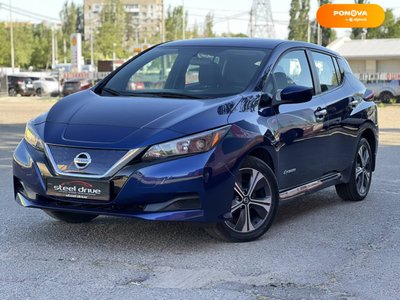 Nissan Leaf, 2018, Електро, 52 тыс. км, Хетчбек, Синий, Николаев 46155 фото
