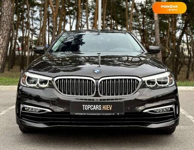 BMW 5 Series, 2017, Бензин, 2 л., 135 тис. км, Седан, Коричневий, Київ 43262 фото