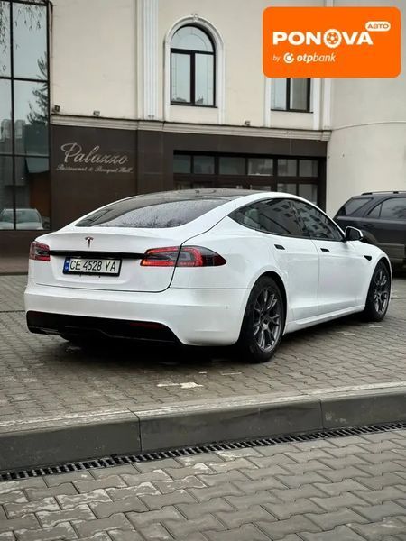 Tesla Model S, 2022 г., Електро, 23 тыс. км, Лифтбек, Белый, Черновцы AT-10413330 фото