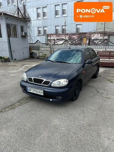 Daewoo Sens, 2004 г., Газ метан / Бензин, 189 тыс. км, Седан, Синий, Запорожье AT-10416220 фото