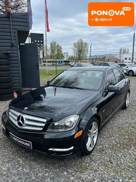 Mercedes-Benz C-Class, 2011 р., Бензин, 160 тис. км, Седан, Чорний, Черкаси AT-10416086 фото