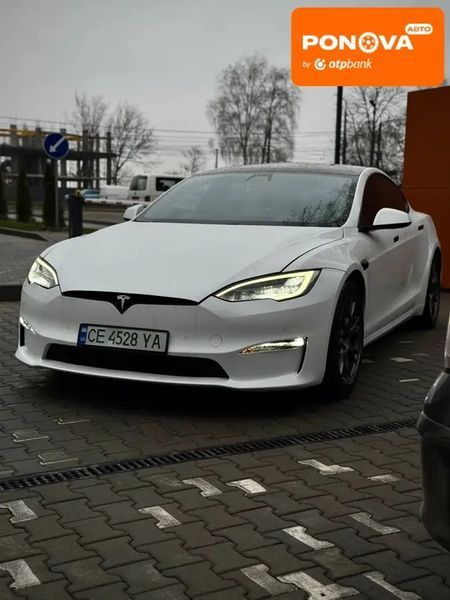 Tesla Model S, 2022 г., Електро, 23 тыс. км, Лифтбек, Белый, Черновцы AT-10413330 фото