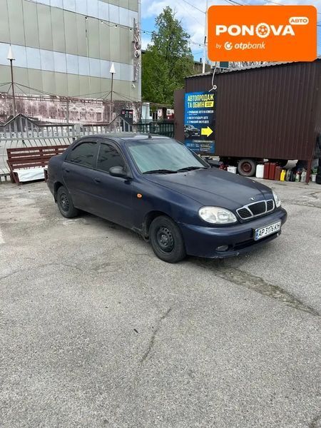 Daewoo Sens, 2004 г., Газ метан / Бензин, 189 тыс. км, Седан, Синий, Запорожье AT-10416220 фото