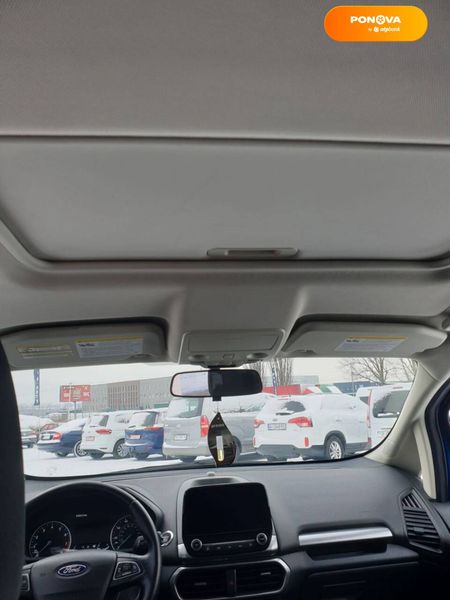 Ford EcoSport, 2018, Бензин, 1 л., 27 тис. км, Позашляховик / Кросовер, Синій, Київ 10878 фото