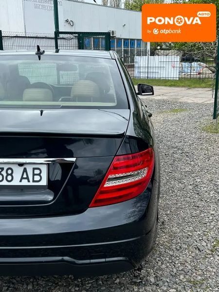 Mercedes-Benz C-Class, 2011 р., Бензин, 160 тис. км, Седан, Чорний, Черкаси AT-10416086 фото