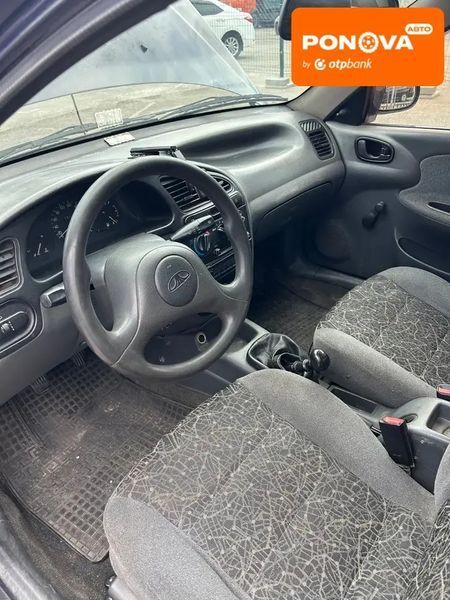Daewoo Sens, 2004 г., Газ метан / Бензин, 189 тыс. км, Седан, Синий, Запорожье AT-10416220 фото