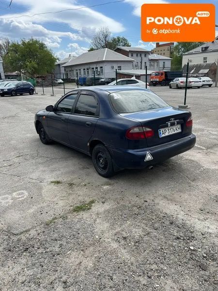 Daewoo Sens, 2004 г., Газ метан / Бензин, 189 тыс. км, Седан, Синий, Запорожье AT-10416220 фото