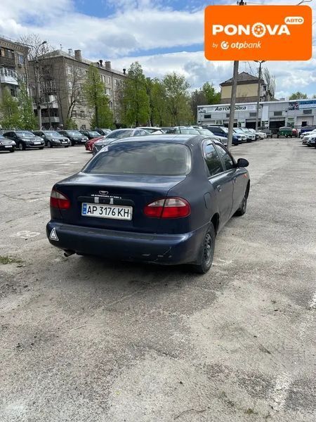 Daewoo Sens, 2004 г., Газ метан / Бензин, 189 тыс. км, Седан, Синий, Запорожье AT-10416220 фото