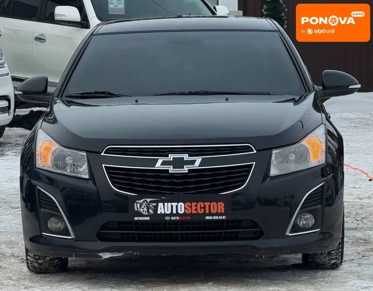 Chevrolet Cruze, 2014 р., Газ пропан-бутан / Бензин, 168 тис. км, Седан, Чорний, Харків AT-10408942 фото