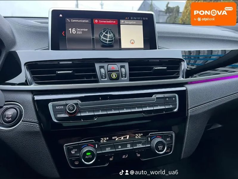 BMW X2, 2019 г., Бензин, 88 тыс. км, Внедорожник / Кроссовер, Синий, Днепр (Днепропетровск) AT-10406790 фото