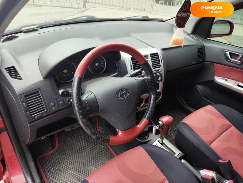 Hyundai Getz, 2007, Газ пропан-бутан / Бензин, 1.4 л., 182 тыс. км, Хетчбек, Красный, Харьков 111097 фото