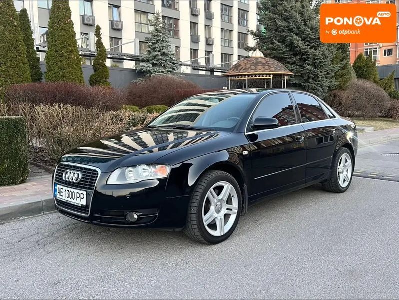 Audi A4, 2005 р., Бензин, 180 тис. км, Седан, Чорний, Дніпро (Дніпропетровськ) AT-10412789 фото