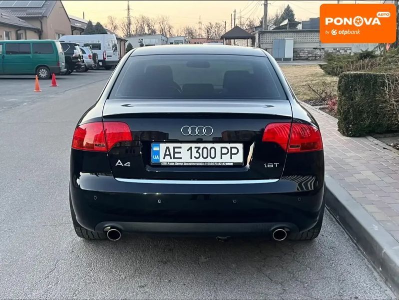 Audi A4, 2005 р., Бензин, 180 тис. км, Седан, Чорний, Дніпро (Дніпропетровськ) AT-10412789 фото