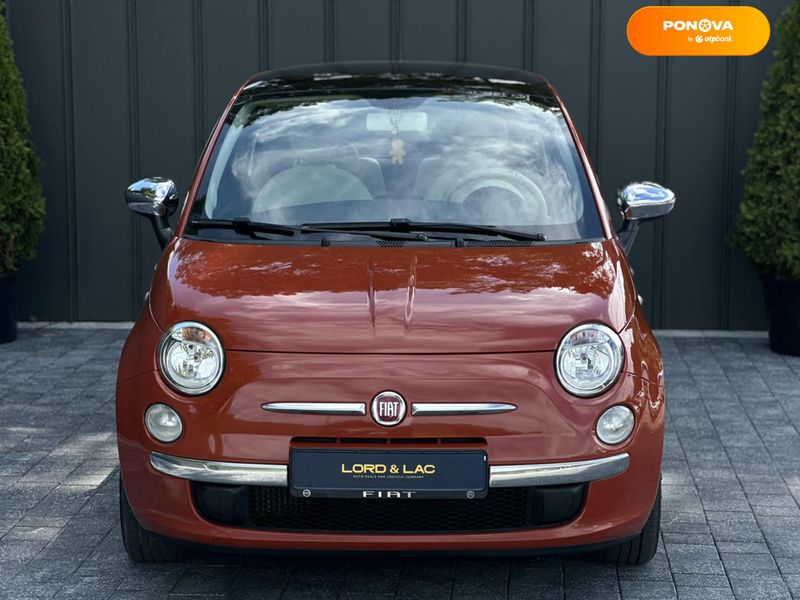 Fiat 500, 2008, Дизель, 1.3 л., 227 тис. км, Хетчбек, Помаранчевий, Дубно 108749 фото