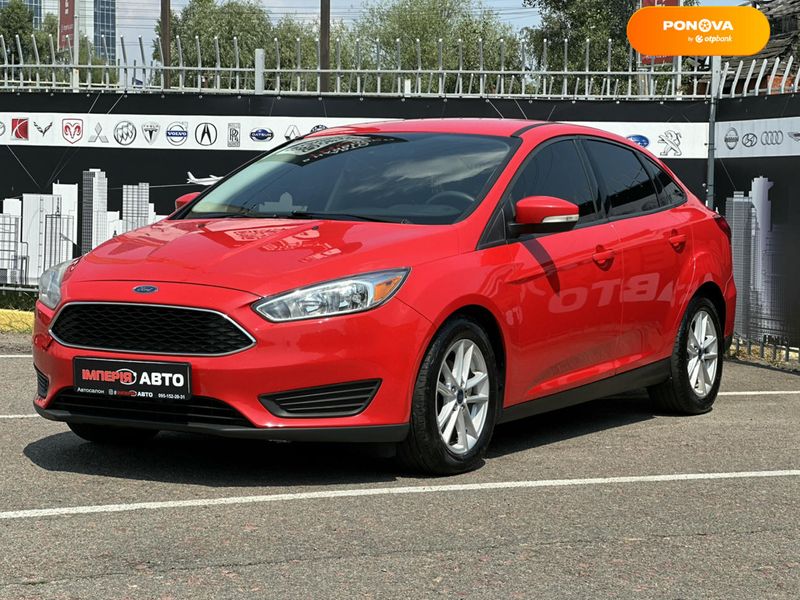 Ford Focus, 2017, Бензин, 2 л., 117 тис. км, Седан, Червоний, Київ 109994 фото