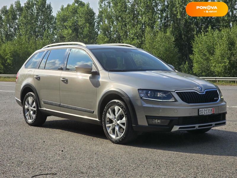 Skoda Octavia Scout, 2015, Дизель, 2 л., 224 тис. км, Універсал, Бежевий, Ковель 110390 фото