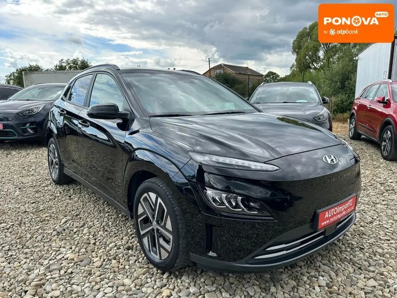 Hyundai Kona, 2022 г., Електро, 46 тыс. км, Внедорожник / Кроссовер, Чорный, Сопошин AT-10399935 фото
