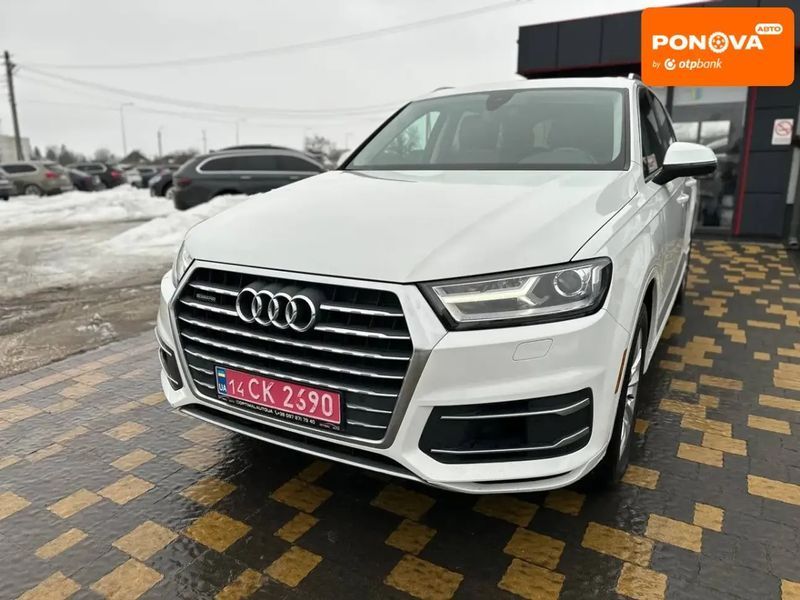 Audi Q7, 2018 р., Бензин, 154 тис. км, Позашляховик / Кросовер, Білий, Львів AT-10409045 фото