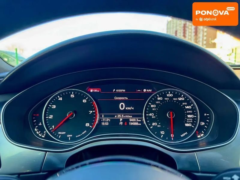 Audi A7 Sportback, 2015 р., Бензин, 194 тис. км, Седан, Сірий, Київ AT-10411975 фото