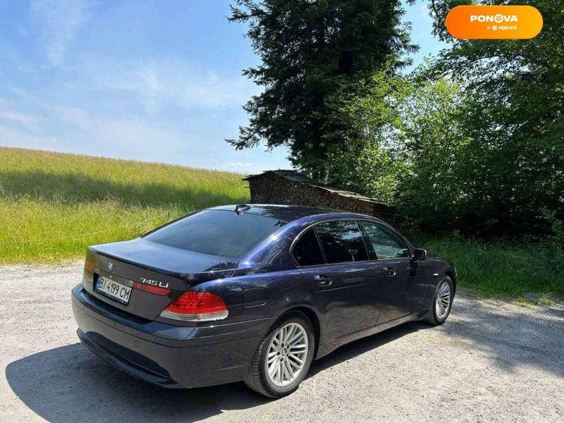 BMW 7 Series, 2004, Бензин, 4.4 л., 254 тис. км, Седан, Синій, Полтава Cars-Pr-68215 фото