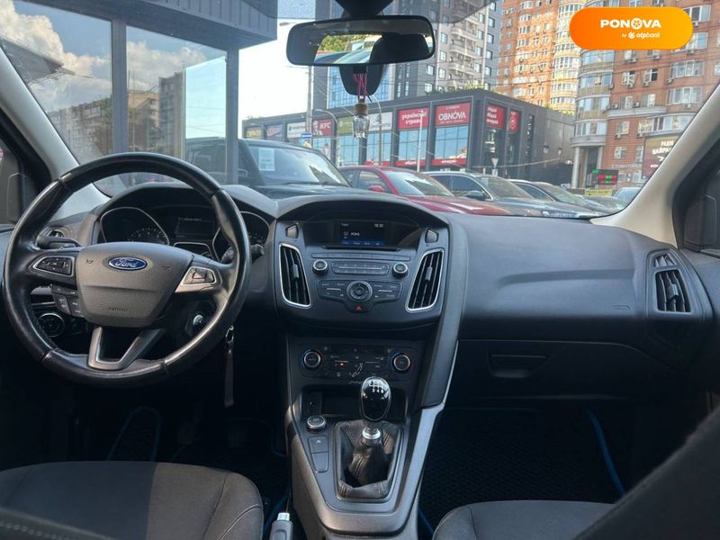 Ford Focus, 2016, Бензин, 1 л., 124 тис. км, Універсал, Сірий, Київ 110399 фото