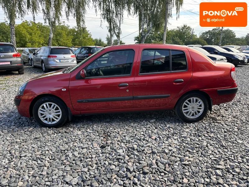 Renault Symbol, 2005 г., Газ пропан-бутан / Бензин, 197 тыс. км, Седан, Красный, Смела AT-10427098 фото