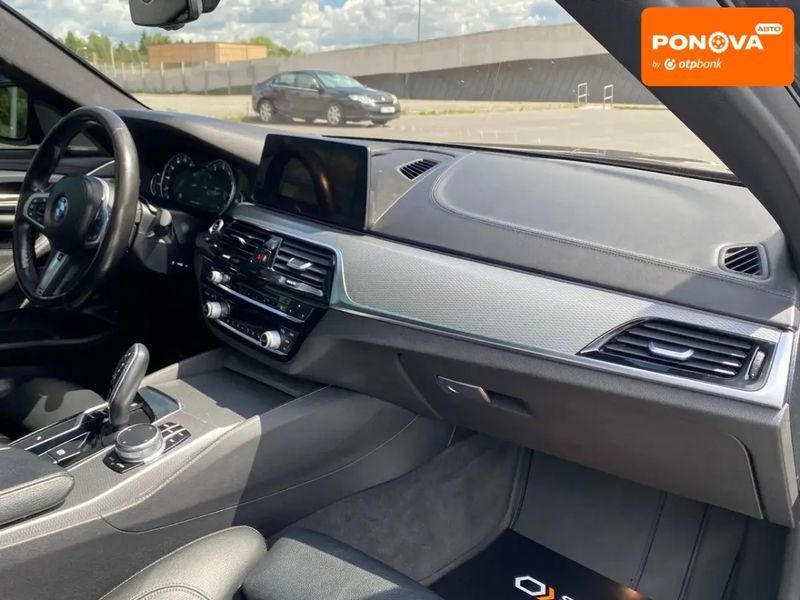BMW 5 Series, 2018 р., Бензин, 126 тис. км, Седан, Синій, Львів AT-10418366 фото