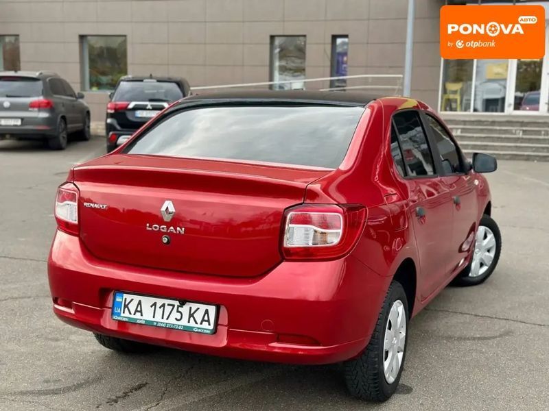 Renault Logan, 2016 г., Бензин, 59 тыс. км, Седан, Красный, Кривой Рог AT-10399757 фото