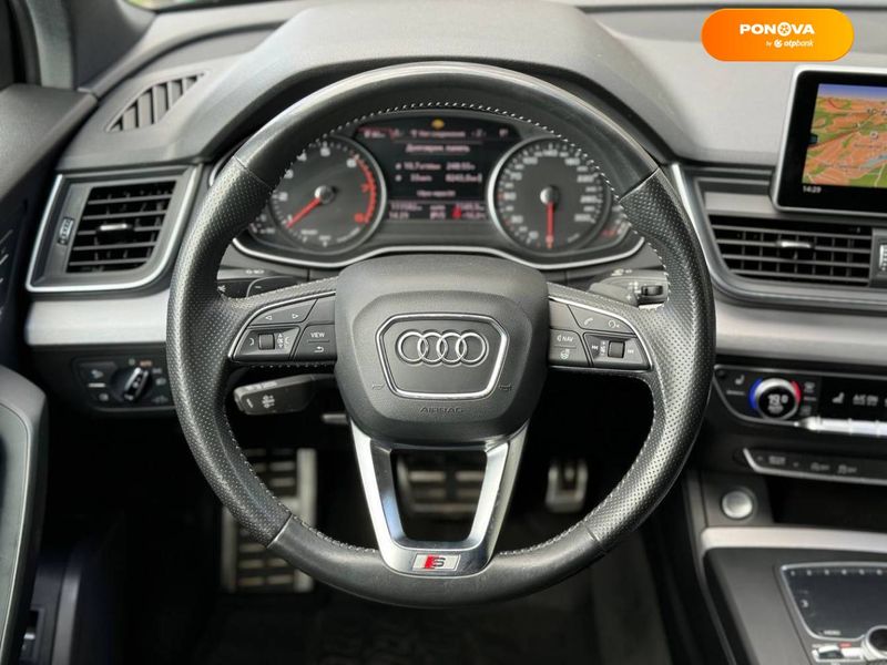 Audi Q5, 2017, Бензин, 1.98 л., 111 тис. км, Позашляховик / Кросовер, Сірий, Київ 46419 фото