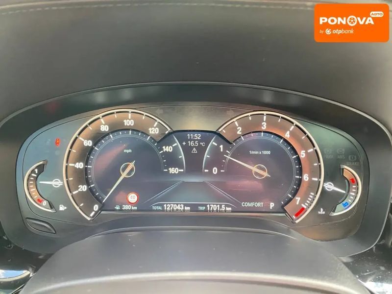 BMW 5 Series, 2018 р., Бензин, 126 тис. км, Седан, Синій, Львів AT-10418366 фото