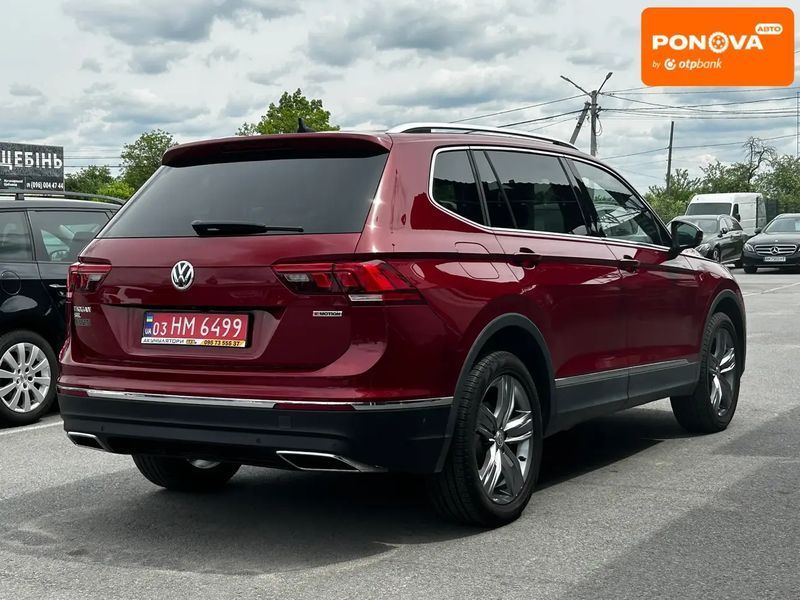 Volkswagen Tiguan Allspace, 2019 р., Бензин, 144 тис. км, Позашляховик / Кросовер, Червоний, Житомир AT-10418237 фото