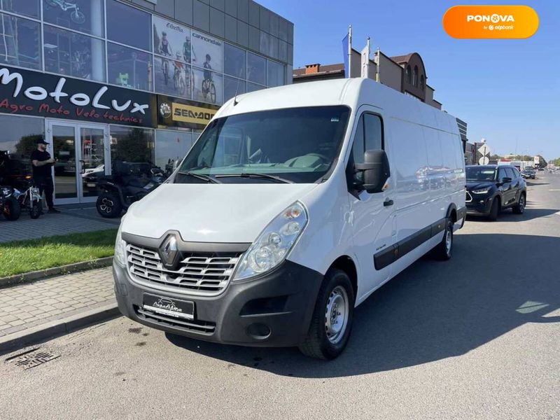 Renault Master, 2016, Дизель, 2.3 л., 313 тис. км, Вантажний фургон, Білий, Мукачево 40744 фото