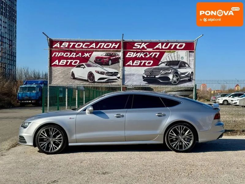 Audi A7 Sportback, 2015 р., Бензин, 194 тис. км, Седан, Сірий, Київ AT-10411975 фото