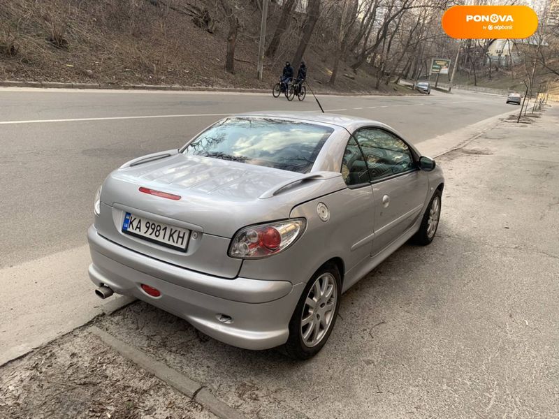 Peugeot 206, 2001, Бензин, 2 л., 155 тис. км, Кабріолет, Сірий, Київ Cars-Pr-59688 фото