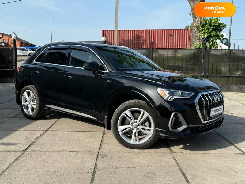 Audi Q3, 2019, Бензин, 1.98 л., 58 тис. км, Позашляховик / Кросовер, Чорний, Київ 101849 фото