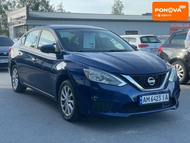 Nissan Sentra, 2017 р., Бензин, 164 тис. км, Седан, Синій, Житомир AT-10418134 фото