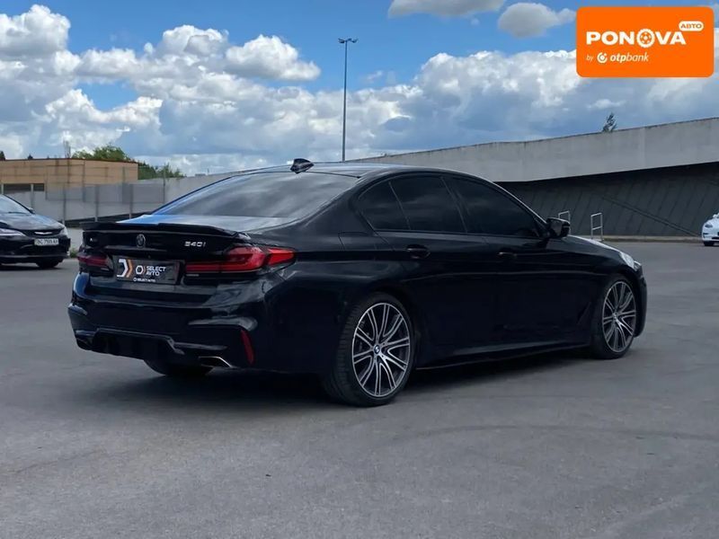 BMW 5 Series, 2018 р., Бензин, 126 тис. км, Седан, Синій, Львів AT-10418366 фото