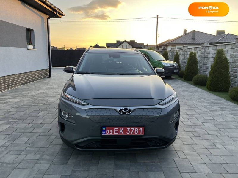 Hyundai Kona Electric, 2020, Електро, 88 тис. км, Позашляховик / Кросовер, Сірий, Рівне Cars-Pr-68855 фото